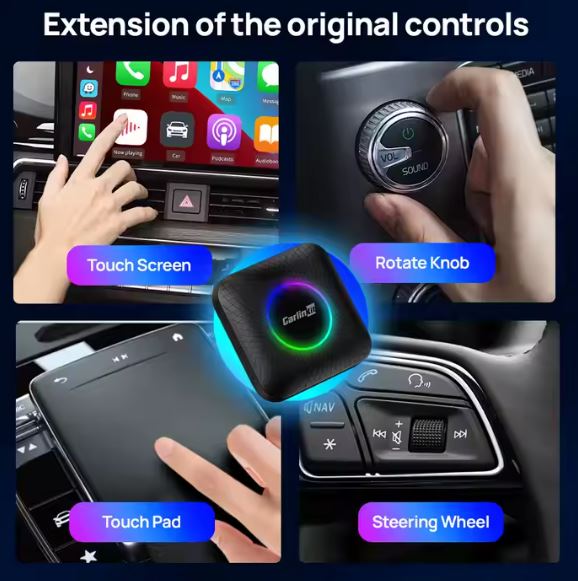 Car Multimedia Box Bluetooth Stereo Tv Box Youtube Auto Netflix Wireless 4G 64GB