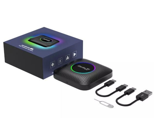 Car Multimedia Bluetooth Stereo Tv Box Youtube Auto Netflix Wireless 8G 128GB