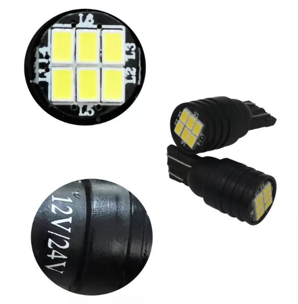 Kit Lampadine T10 W5W Per Luci Di Marcia Luci Diurne No Error