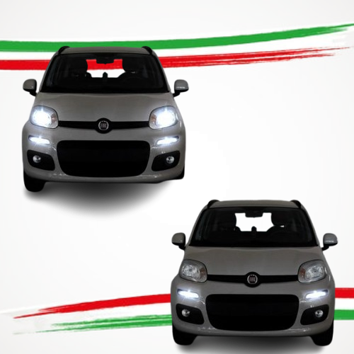 Kit Full Led Completo Anabbaglianti Abbaglianti Posizione Fiat Panda III