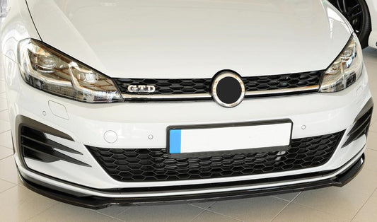 Griglia anteriore griglia centrale adatta per VW Golf 7 VII (2012-2021) GTD Design (Cod. K-FGVWG7GTD)