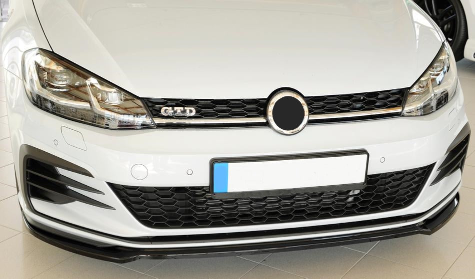 Griglia anteriore griglia centrale adatta per VW Golf 7.5 VII (2012-2021) GTD Design (Cod. K-FGVWG7.5GTD)